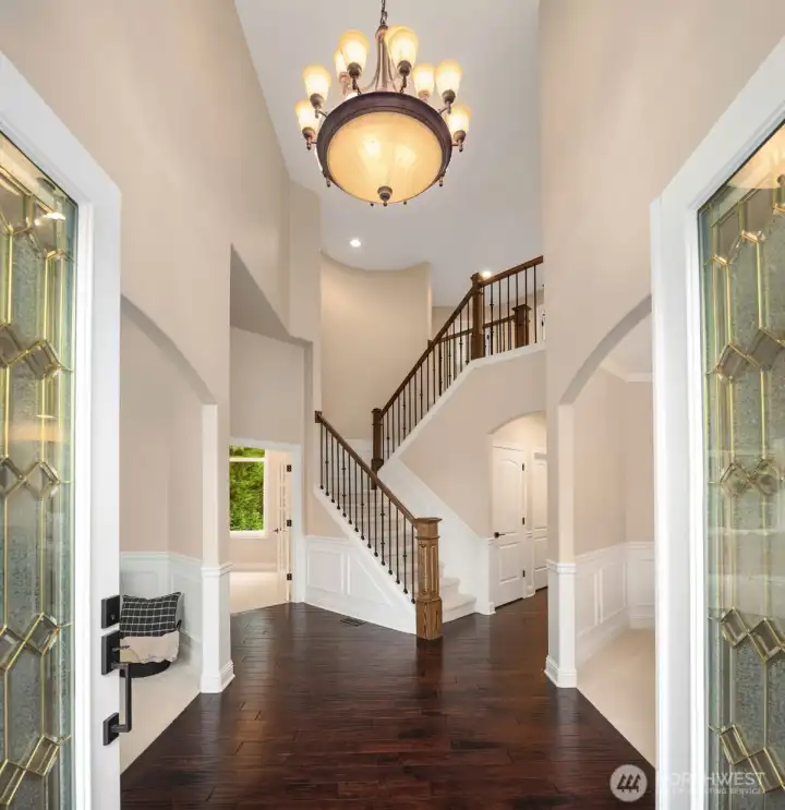 Beautiful double door entry