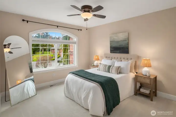 2nd Bedroom, facing cul-de-sac