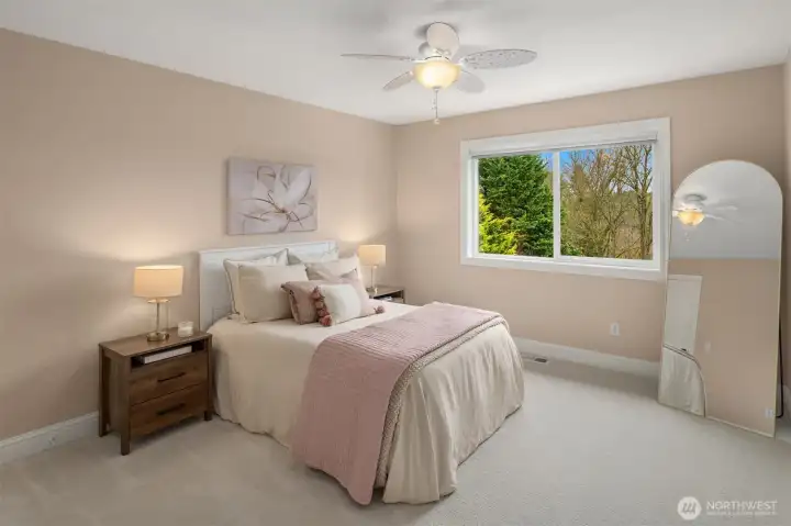 3rd Bedroom, facing back yard