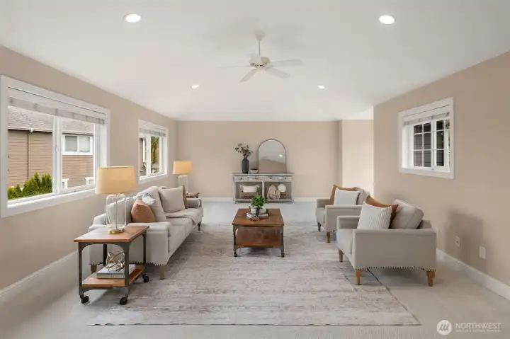 4th bedroom or use as bonus room/flex space