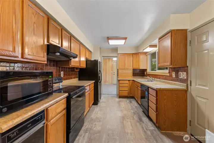 Back door out to back yard