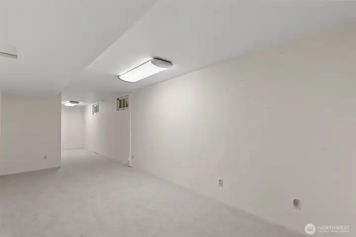 Downstairs bedroom, closet included on opposite wall