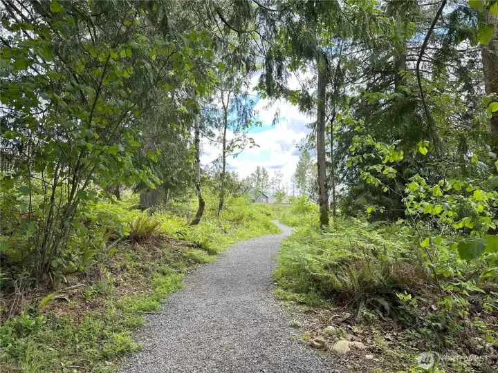 Talk a peaceful stroll through one of the many trails...