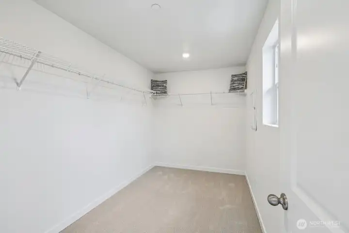 walk in closet off Primary Bedroom