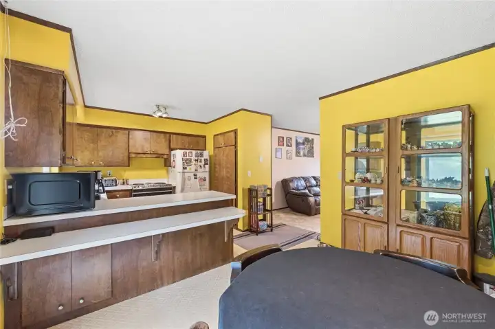 kitchen with eating space