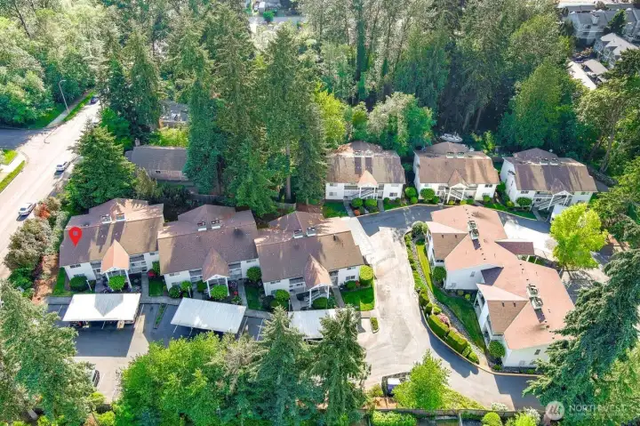 You will love this smaller, well run complex.  Enjoy the privacy and serene well kept complex.