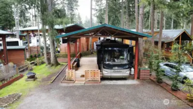 41 HEMLOCK RV SITE WITH 10 X 40 DECK, GREAT FOR OUTDOOR ENTERTAINING