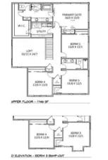 Upper Level Floor Plan