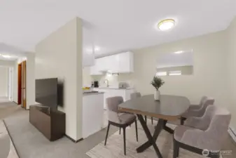 Dining Room Virtually Staged