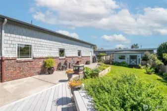 Seller is a master gardener. The yard was featured on the University Place Garden tour and blooms throughout the year thanks to a variety of well chosen plants.