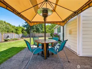 It's the eve of AUGUST 1st -- you will appreciate this gazebo that stays with the house!