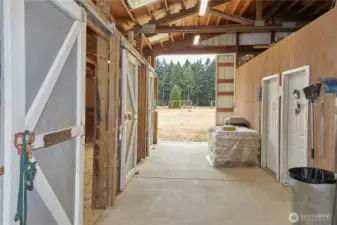 Back sliding door offers easy access to your pastures.