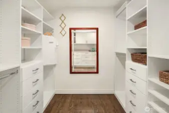 Primary walk-in closet