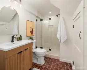 Brand new guest suite bathroom