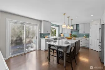 This room flows to the outdoor living space, perfect for the morning coffee
