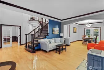 Beautiful maple hardwood floors!