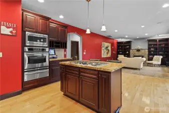 Island has seating for two!