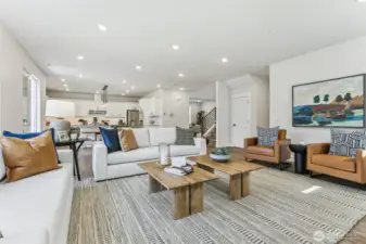 Pic is of model-Greatroom shot looking towards the kitchen