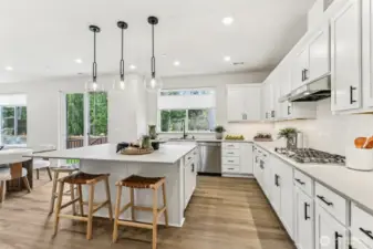 Pic is of model home