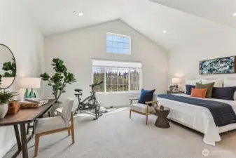 Pic is of model- Bdrm 4 or Bonus room or Rec room.