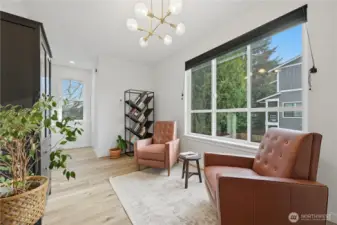 Great lounge area, formal dining room, media room or play space