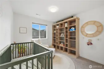 Bedroom 3 just down the hall from the primary bedroom