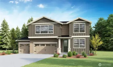 This 3,671SF home offers a variety of ways to live on this spacious corner homesite offering two sides of privacy with a bedroom and 3/4bath on the main floor in addition to a home office plus a 3-Car garage!