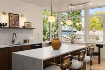 Windows that touch the ceiling