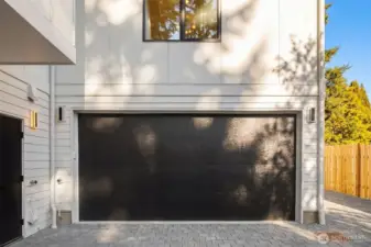 Two car garage ties the convenience and luxury together