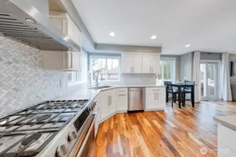 Alternate view of kitchen.