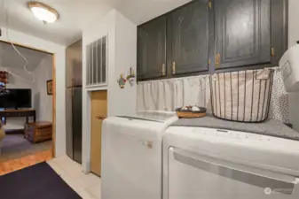 Laundry Room off kitchen and Great room