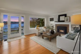 Main - Living Room - Refinished Hardwood Floors