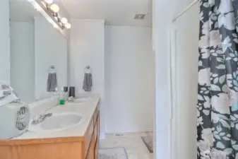 Master bathroom