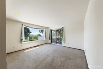 Primary Bedroom with Newer Carpet