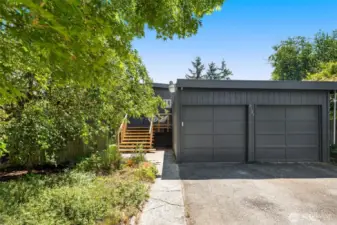 Two car garage!