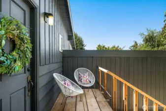 Front Porch Entry to the main level