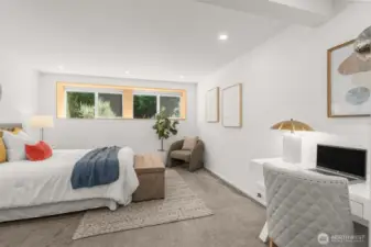 4th Bedroom Suite on the Lower Level