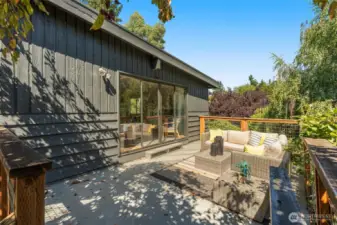 Deck off the living room