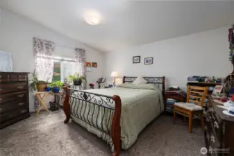 Primary suite is spacious.