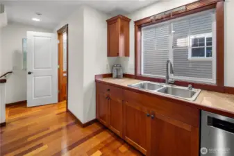 Powder room on main level