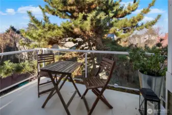 Balcony off primary bedroom