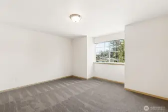 One of two nicely sized bedrooms upstairs.