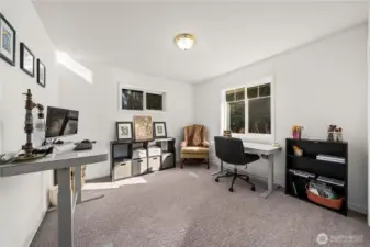 1 of 3 additional bedrooms - currently being used as an office.