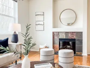 Electric fireplace for cozy nights