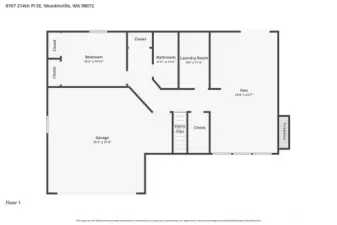Lower level floor plan
