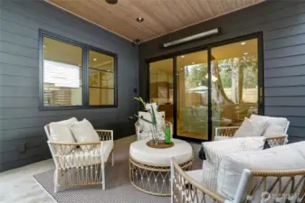 Recessed Heater for Patio, Oversized 3 Panel Sliding Door