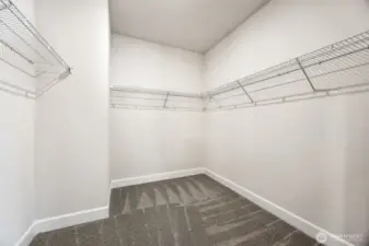 Huge walk in Closet off Primary BAth