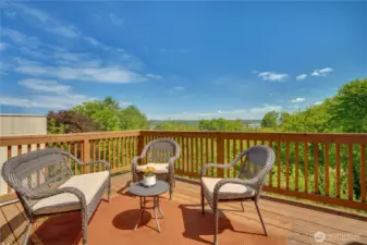 Your friends may unexpectedly pop by for a glass of lemonade outside on your view deck to enjoy the scenery!