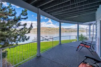 Lower level patio