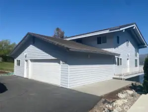 Freshly painted with a tile roof